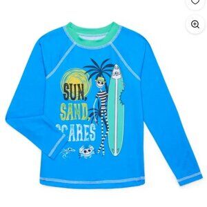 4/5 Nightmare Before Christmas Boys Graphic Long-Sleeve Rashguard